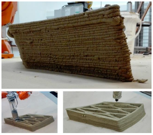 Impresin 3D de suelos y arcillas por: [66].