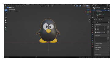 Modelo 3D Alu realizado en Blender. 
