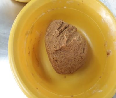 Formulación F4, harina de trigo y harina de yacón en una proporción (50:50) respectivamente.