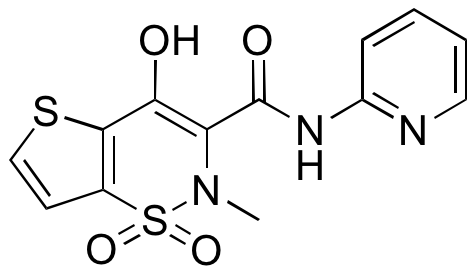 Chemical structure of tenoxicam (TNX)