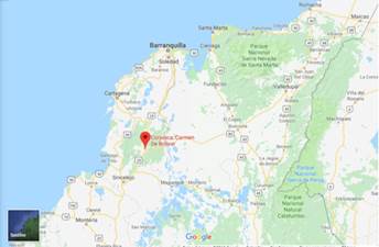 Localización geográfica de la SCB.