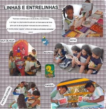 Atividades da rotina da Escola Municipal Ant&ocirc;nio Campos.