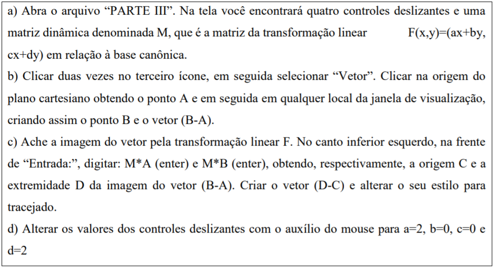 Apresenta&ccedil;&atilde;o da constru&ccedil;&atilde;o da Atividade 3