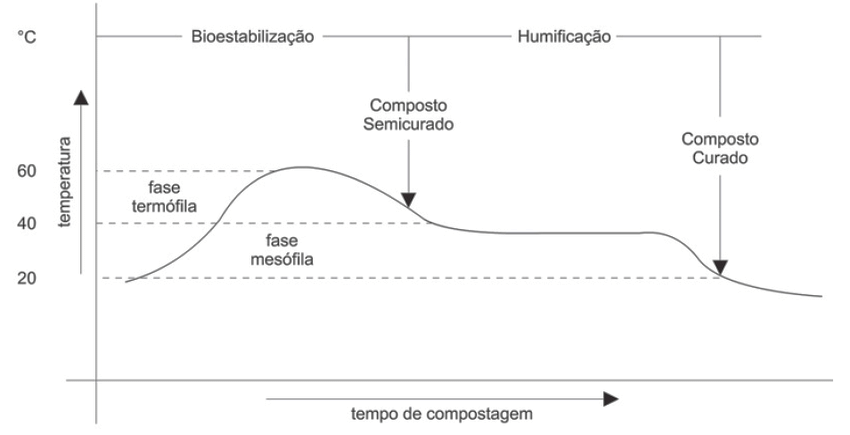 Fases da compostagem