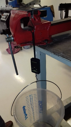 Ensaio de aderência.