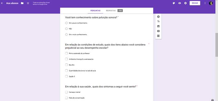 Formul&aacute;rio do Google Docs