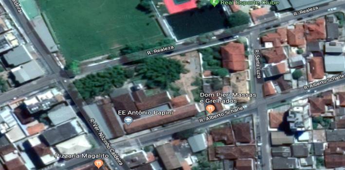 Localiza&ccedil;&atilde;o da Escola Estadual Ant&ocirc;nio Papini