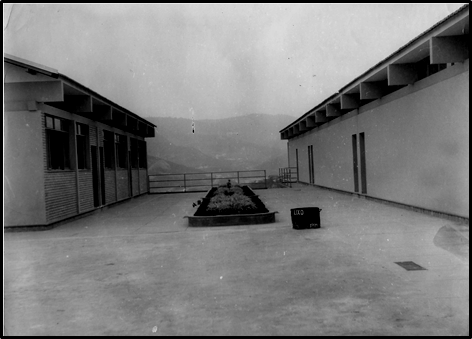 Pr&eacute;dio da Escola assim que foi constru&iacute;do em 1969