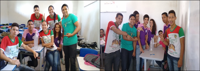 Terceira experi&ecirc;ncia desenvolvida com alunos do 2&ordm; ano do ensino m&eacute;dio. 