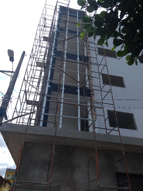 Utilização de EPC em um canteiro de obra.