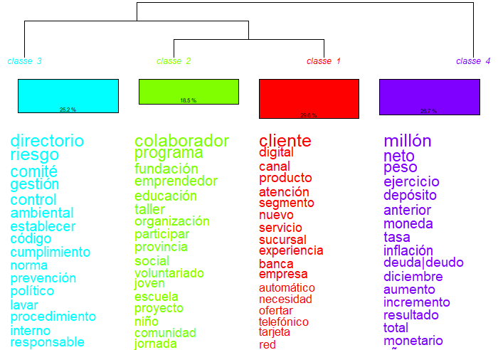 Estructura temática de los RI