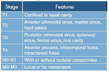 TNM classification for Extranodal NK/T cell lymphoma, nasal type, 10.