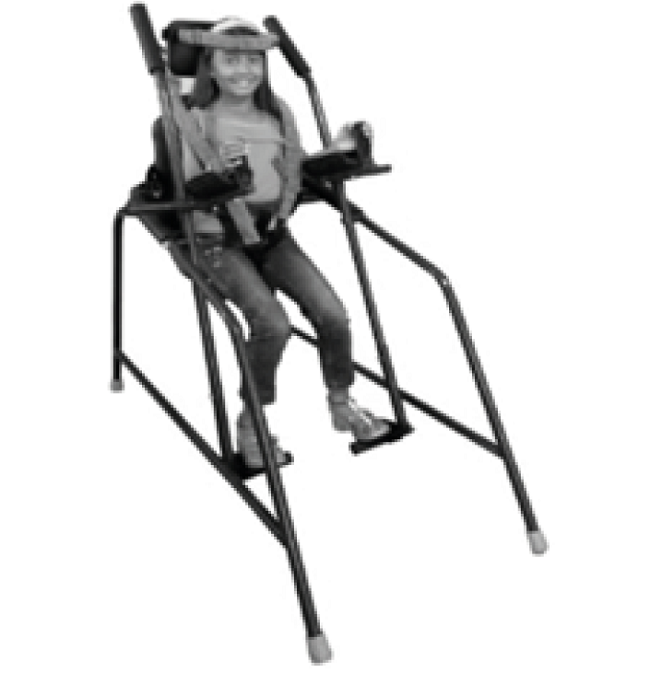 M&aacute;quina de Ejercitaci&oacute;n para ni&ntilde;os con cuadriplejia y hemiplejia (Corrales, Garz&oacute;n & &Aacute;lvarez. 2011)