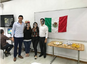 Muestra cultural de estudiantes de intercambio, M�xico 
 