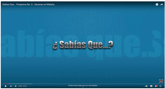 Portada de presentaci�n del programa �Sab�as que...? del canal de YouTube de la Universidad Libre, seccional Cali