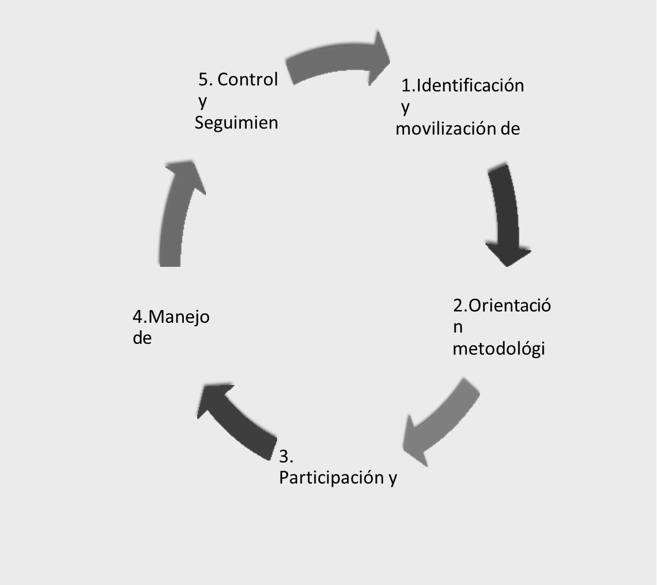  Proceso metodol�gico de las AA
