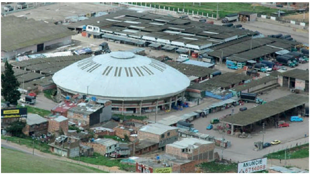 Arquitectura plaza mercado Sur-Tunja