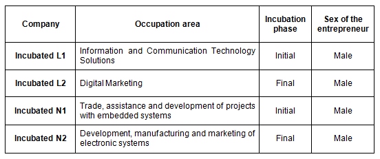 Characterization of interviewees