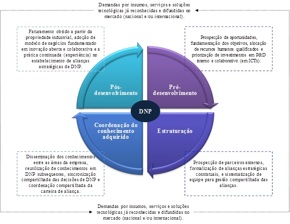 DNP nas PEBTs investigadas e as propriedades da capacidade relacional identificadas
