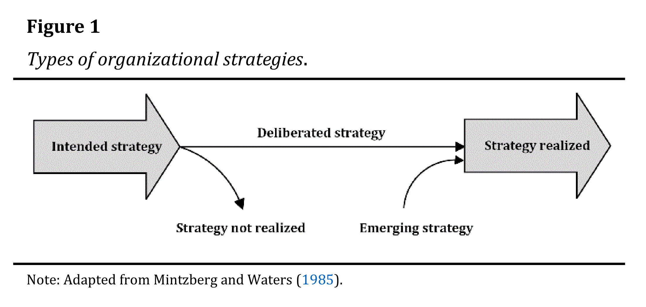 Types of organizational strategies