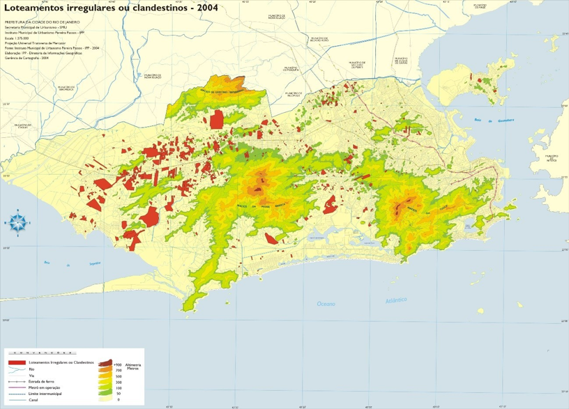 Loteamentos irregulares ou clandestinos no Rio de Janeiro (2004)