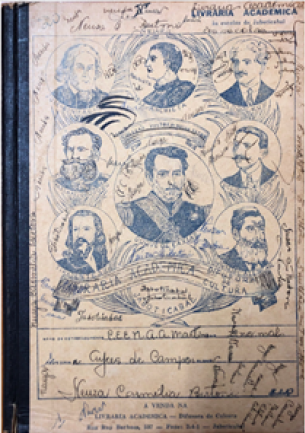 Capa do caderno de Prtica da normalista Neuza Carmlia Bertoni