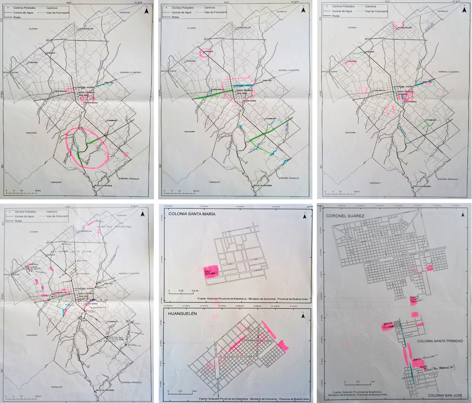 Productos cartográficos realizados mediante participación comunitaria educativa en la EES N° 6 y en el ISFD N° 160