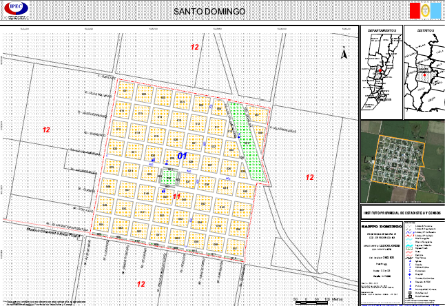 Mapa de la localidad de Santo Domingo