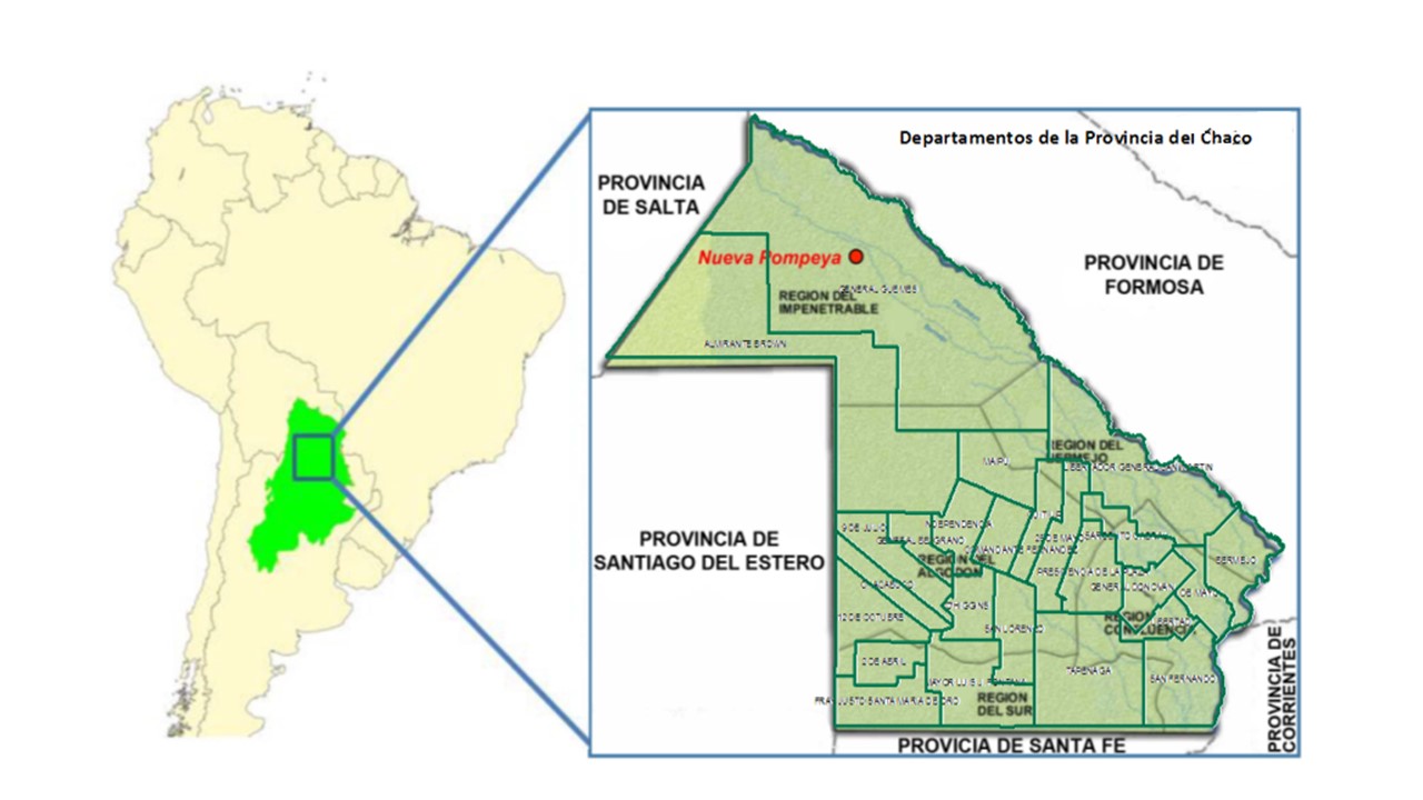 Departamentos de General Güemes y de Libertador General San Martín provincia de Chaco Argentina