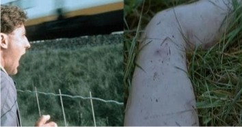 El policía descubre el cadáver de una joven. L’humanité, de Bruno Dumont (1999)