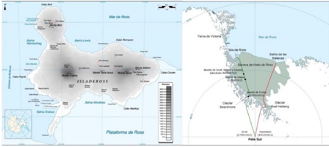 La “carrera” entre Scott y Amundsen