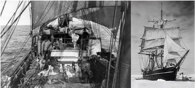 A bordo del Terra Nova