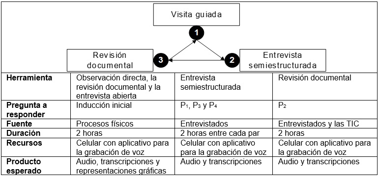 Actividades para la recoleccin de la informacin