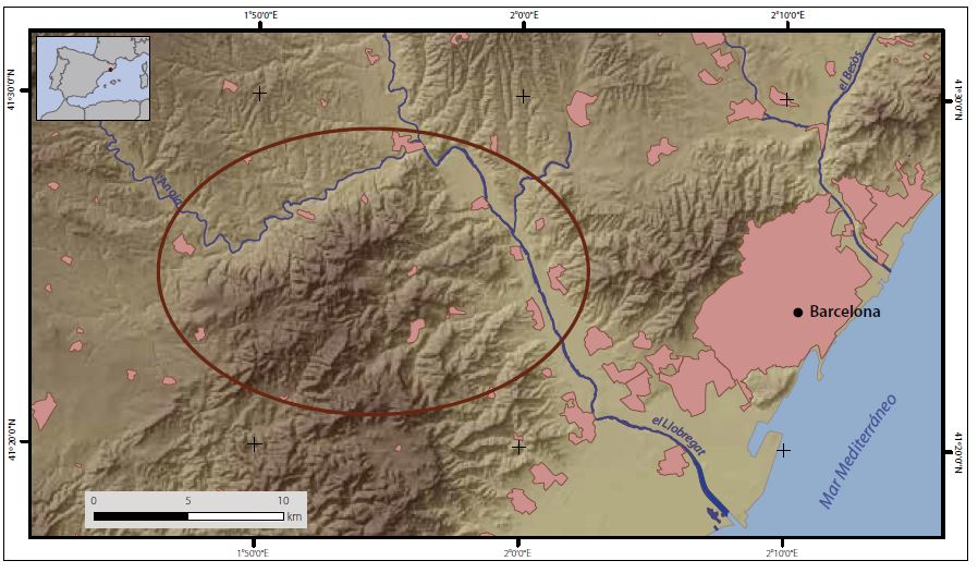 Localizaci&oacute;n del &aacute;rea en estudio.  