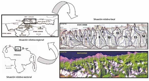 Localizaci�n del �rea de estudio