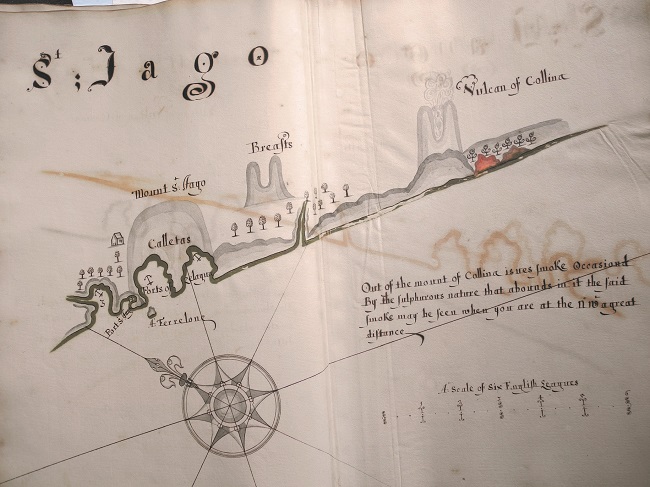 Santiago (Hack, 1698: s/p, John Carter Brown Library Codex Z 6 / 3-SIZE).