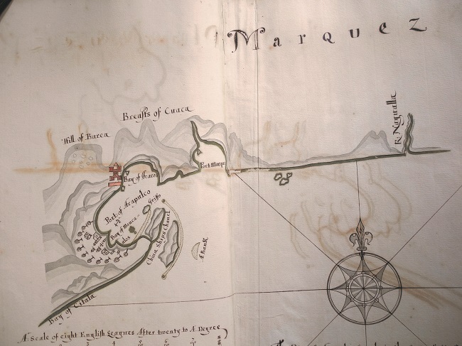 Marquez (Hack, 1698: s/p John Carter Brown Library Codex Z 6 / 3-SIZE).