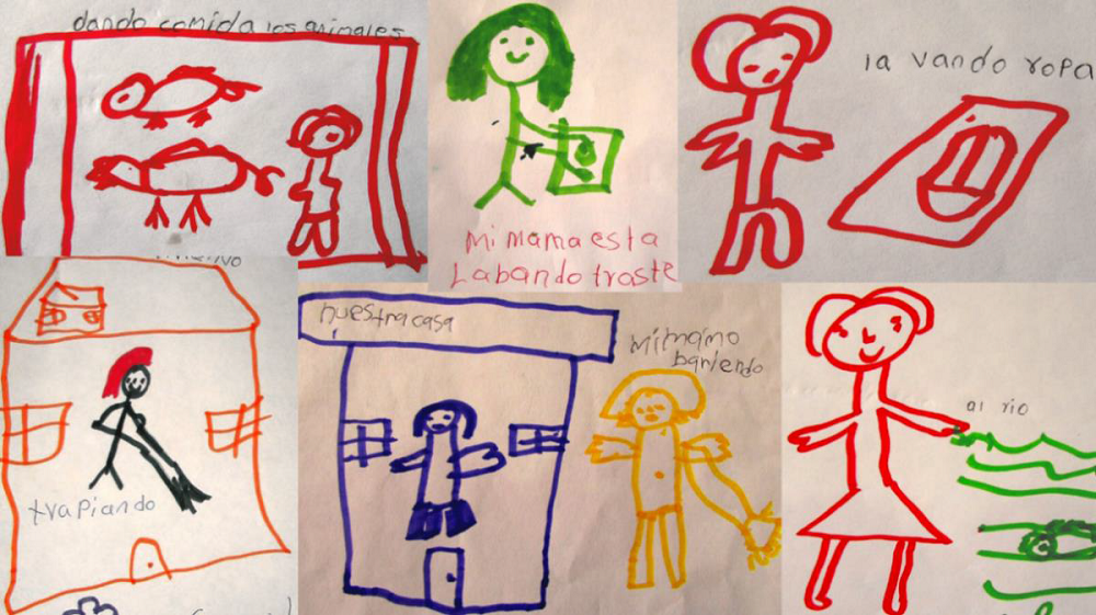 “El trabajo y los lugares de mamá”