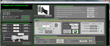 Interfaz
principal RBS