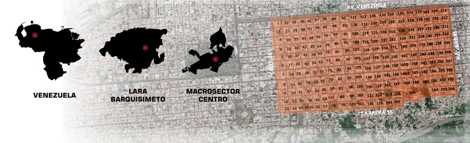 Ubicaci&oacute;n del &Aacute;rea de estudio.