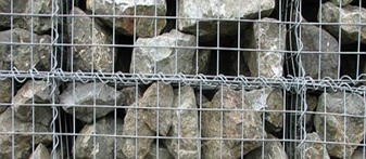 Sistema de gaviones en Las Bodegas Dominus. 