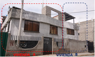 Viviendas adosadas en estudio.