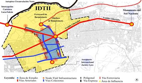 Área de estudio detallada.