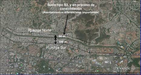 Suelos en proceso de consolidacin. Ruezga Norte y Sur de Barquisimeto. 