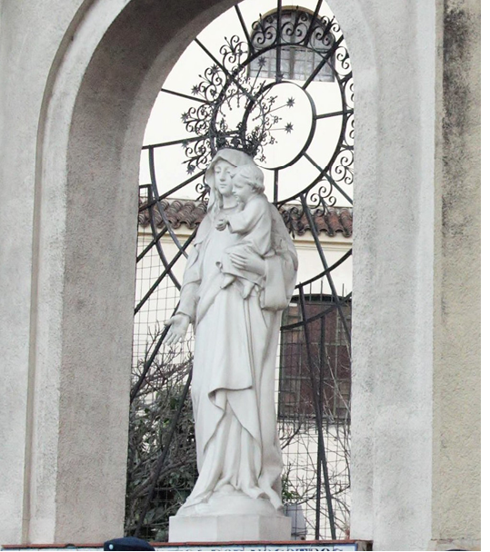 Figura 6. Virgen Reina de la Paz ubicada en calle Mitre 