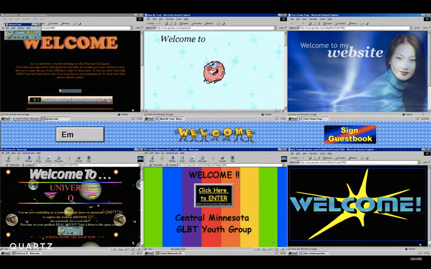 Figura 7. Still de “The early internet is breaking - here’s how the World Wide Web from the 90s on will be saved