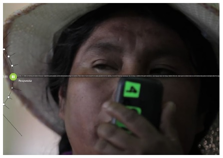 Captura de pantalla del sitio web del Proyecto Quipu (Perú)