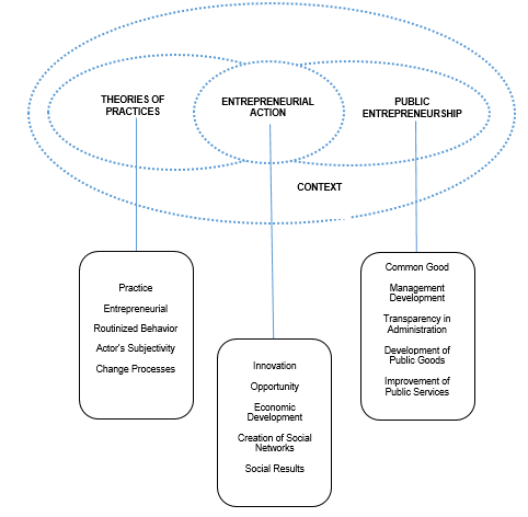 Public entrepreneurship from the perspective of practices.