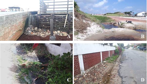 – Lançamento irregular de esgoto nas praias do Atalaia A B e Farol Velho C D