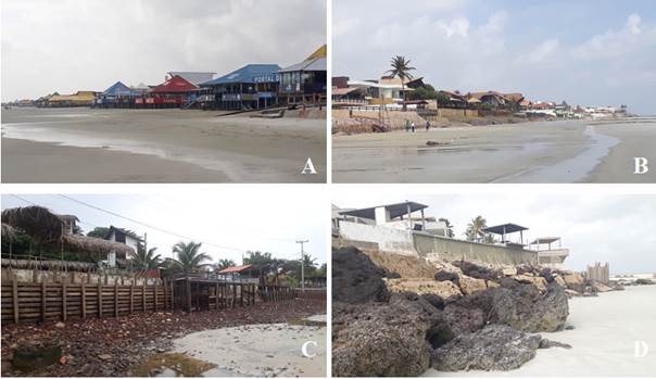 – Construções inadequadas nas praias do Atalaia A B e Farol Velho C D